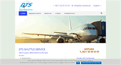 Desktop Screenshot of dts-shuttle.de